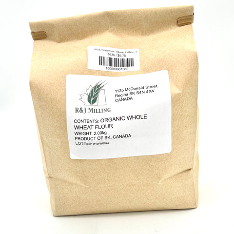 Whole Wheat Flour - R&amp;J Milling - 2kg