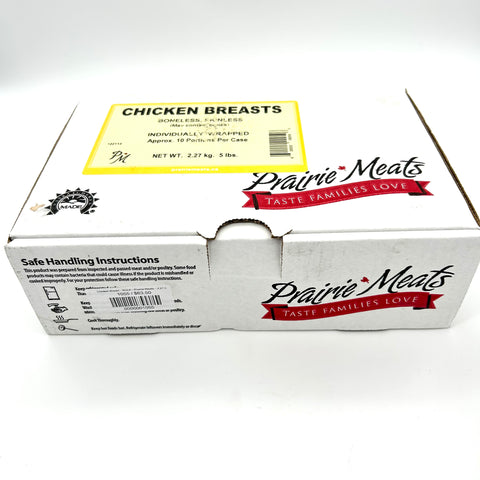 Chicken Breast - BULK - Prairie Meats - 2.27 kg box