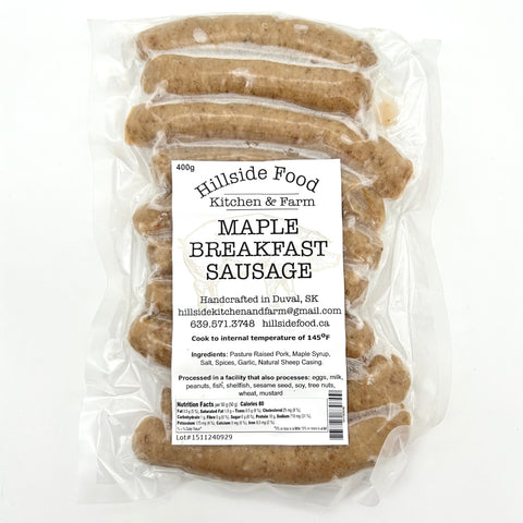 Maple Breakfast Sausage - Hillside Foods