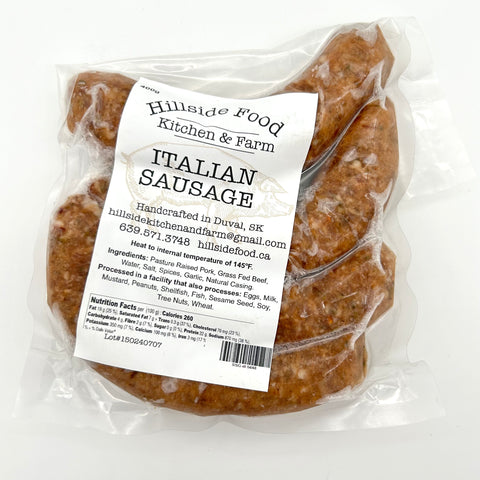 Italian Sausage - 1lb  - Hillside Food Inc.