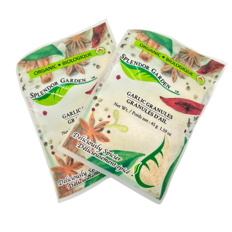 Garlic Granules - Organic - Splendor Garden - 45g