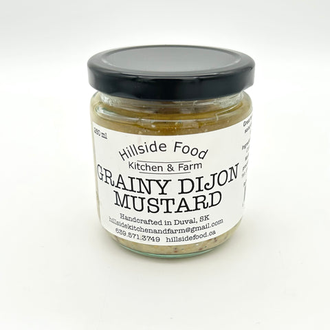 Grainy Dijon Mustard - Hillside Foods - 250ml