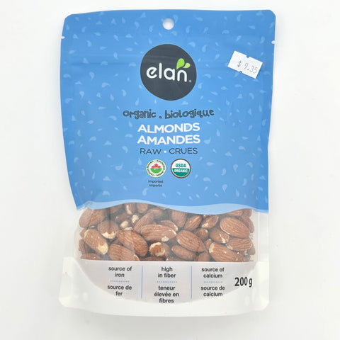 Raw Almonds - Elan - 200G