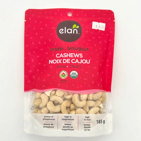 Raw Cashews - Elan - 185G