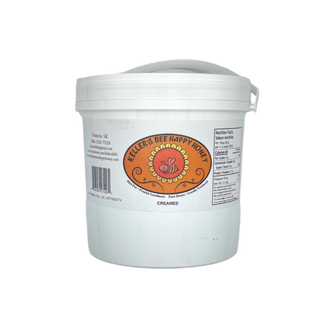 Creamed Honey - Keller's Bee Happy Honey - 2.5kg Pail