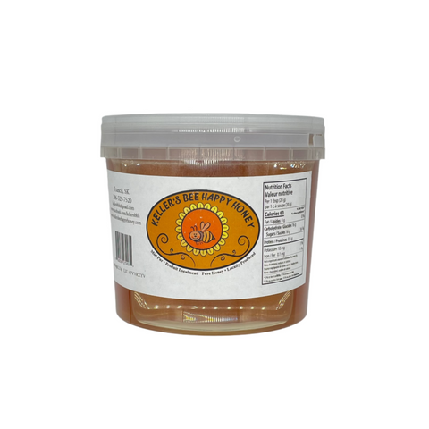 Liquid Honey - Keller's Bee Happy Honey - 2.5kg Pail