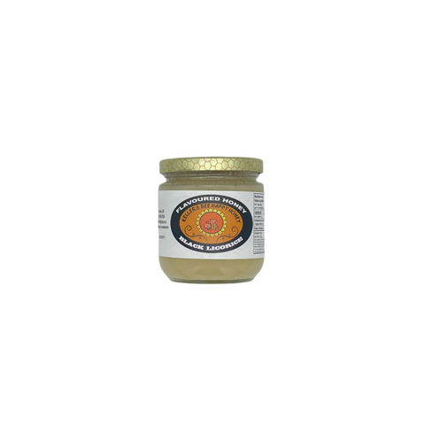 Flavoured Honey - Black Licorice - Keller's Bee Happy Honey