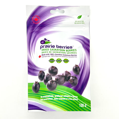 Saskatoon Berries - Sweetened/Dried - Prairie Berries - 100g