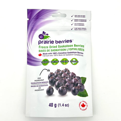 Saskatoon Berries - Freeze Dried - Prairie Berries - 40g