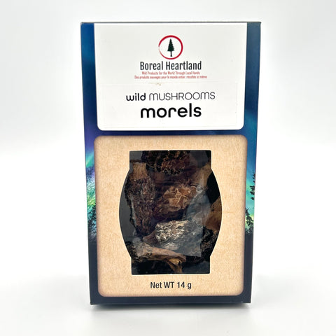 Morel Mushrooms - DRIED - Boreal Heartland - 14g