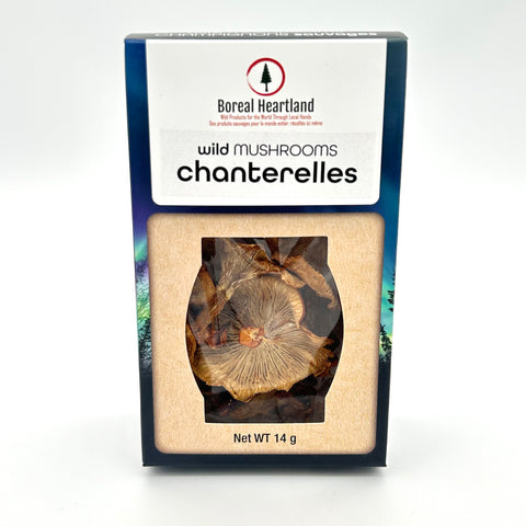 Chanterelle Mushrooms - DRIED - Boreal Heartland - 14g