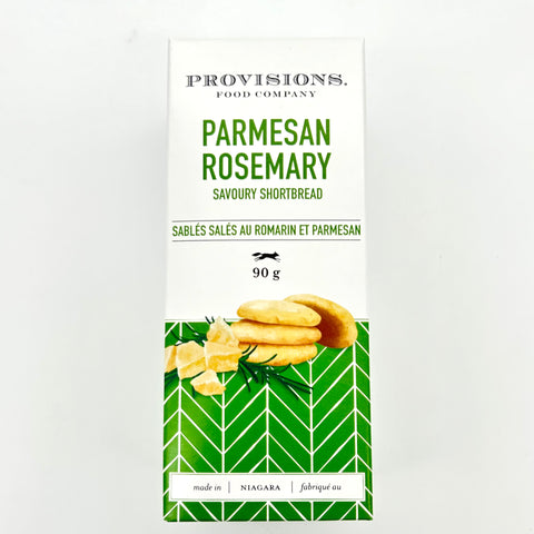 Parmesan Rosemary Shortbreads - Provisions Food Company - 110g Box