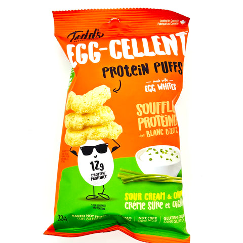 Sour cream & Onion - Todd's Better Snack - Protein crisps 33g