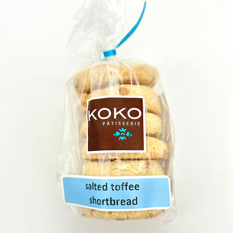 KOKO Cookies - Salted Toffee Shortbread - 6 Pack