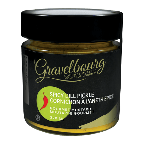 Spicy Dill Pickle Mustard - Gravelbourg Mustard - 220ml