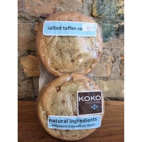 KOKO Cookies - Salted Toffee Shortbread - 6 Pack