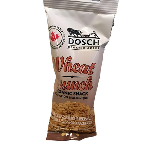 Wheat Crunch Cinnamon Sugar - Organic Snack - Dosch Organic Acres 40g