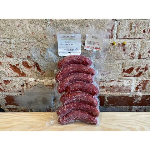 Beef, Smokies - Box H farms - 6/pack