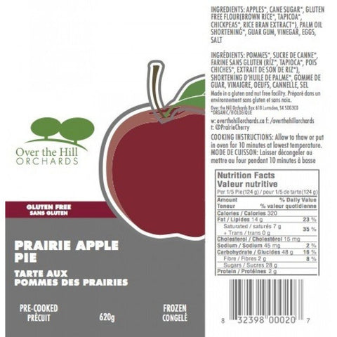 Gluten Free Fruit Pies - Over the Hill Orchards - 620g