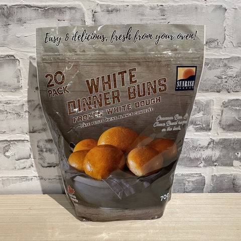 White Dinner Bun Dough - Frozen - Sunrise Bakery - 20 Pack