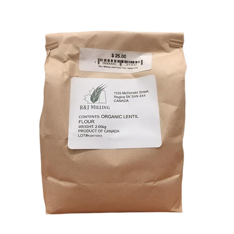 R&amp;J Milling Lentil Flour - 2 kg