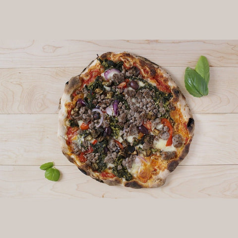 Sausage and Vegetable Pizza - 13" - Solo Italia