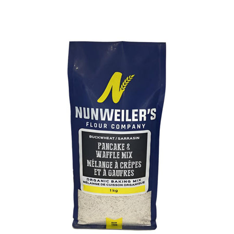 Buckwheat Pancake and Waffle Mix - Certified Organic - Nunweiler's Flour Company - 1kg