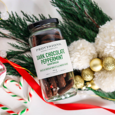 Provisions Food Company - Dark Chocolate Peppermint Shortbread