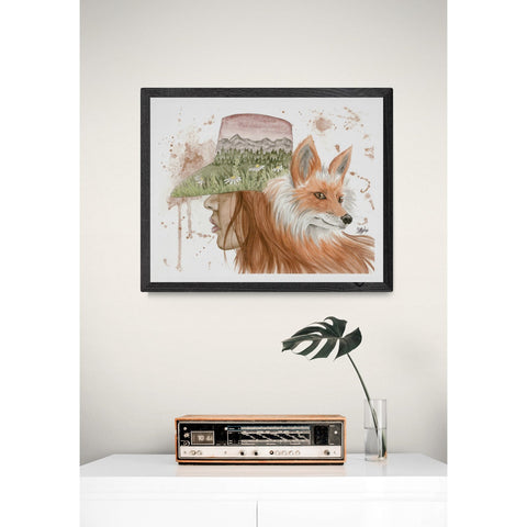 Sly Beauty Watercolour Print