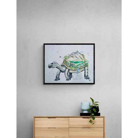 Turtle Island Watercolour Print