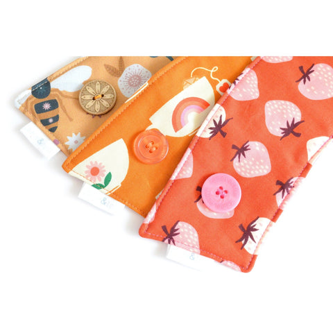 Orange Tea Cups Coffee Sleeve