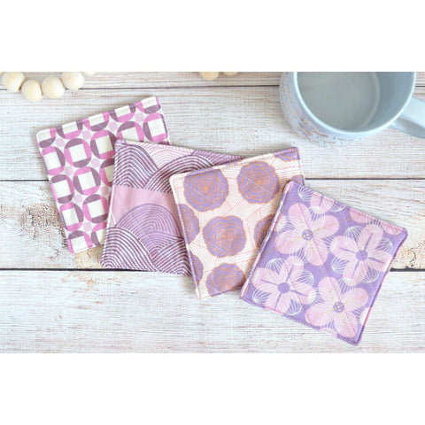 Purple Floradora Drink Coasters