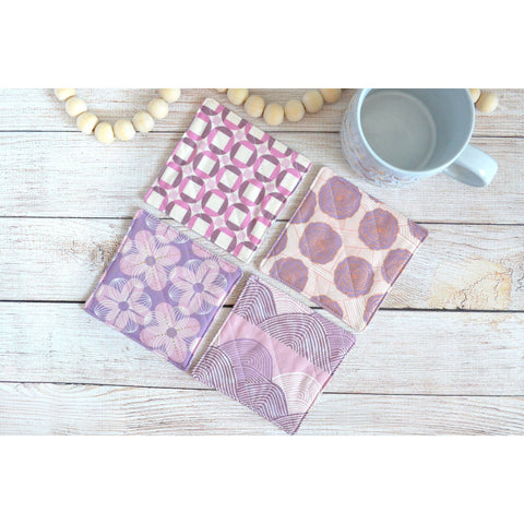 Purple Floradora Drink Coasters