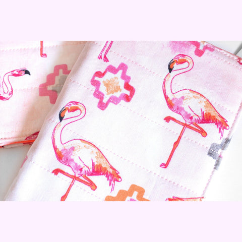 Pink Boho Flamingo Passport Cover