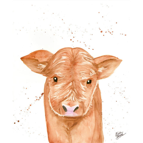 Calf Watercolour Print