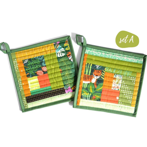 Rifle Paper Co Jungle Potholder Set