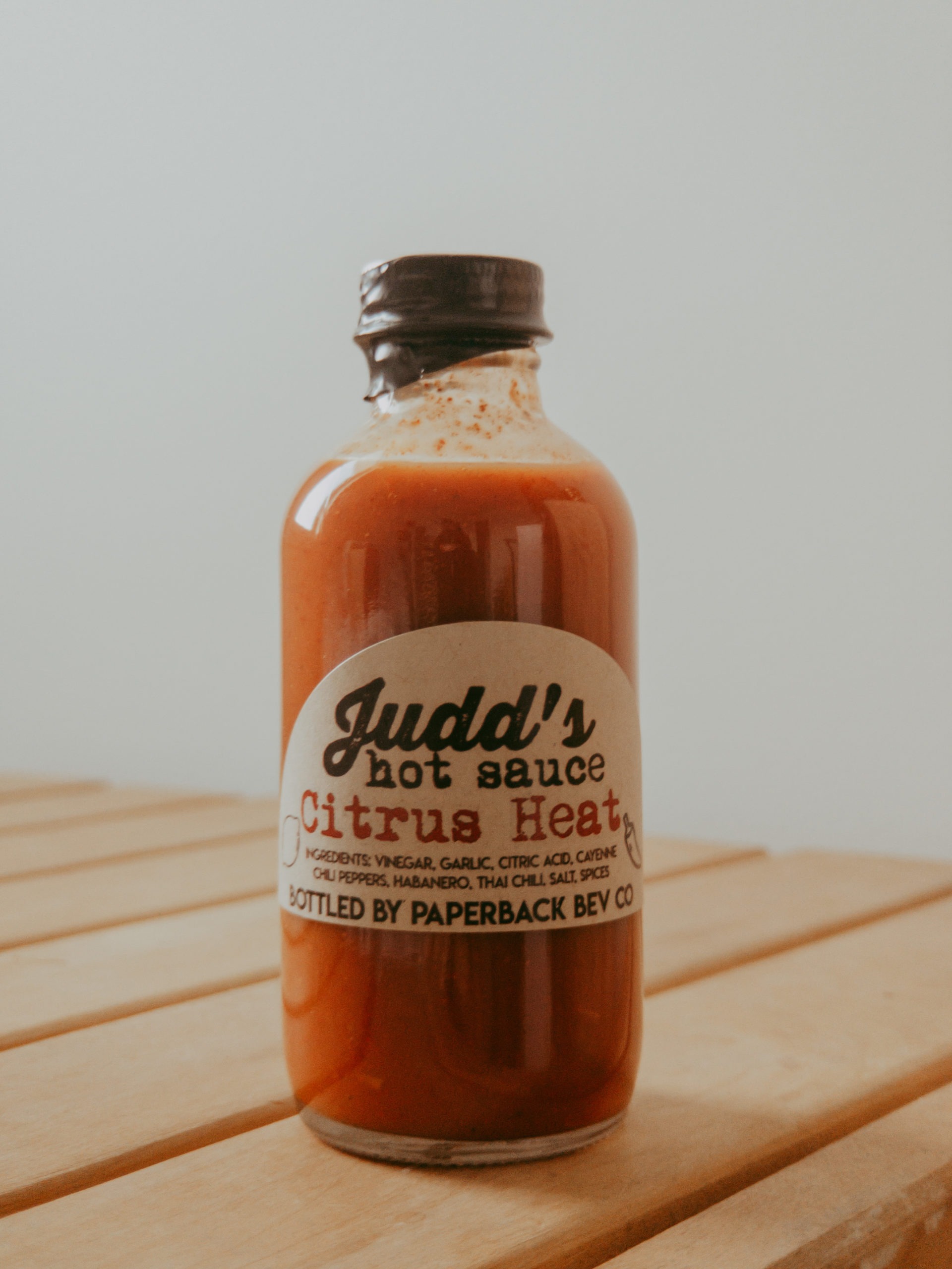 Judd’s Hot Sauce – Citrus Heat (150mL) – Paperback Beverage Co. | Local